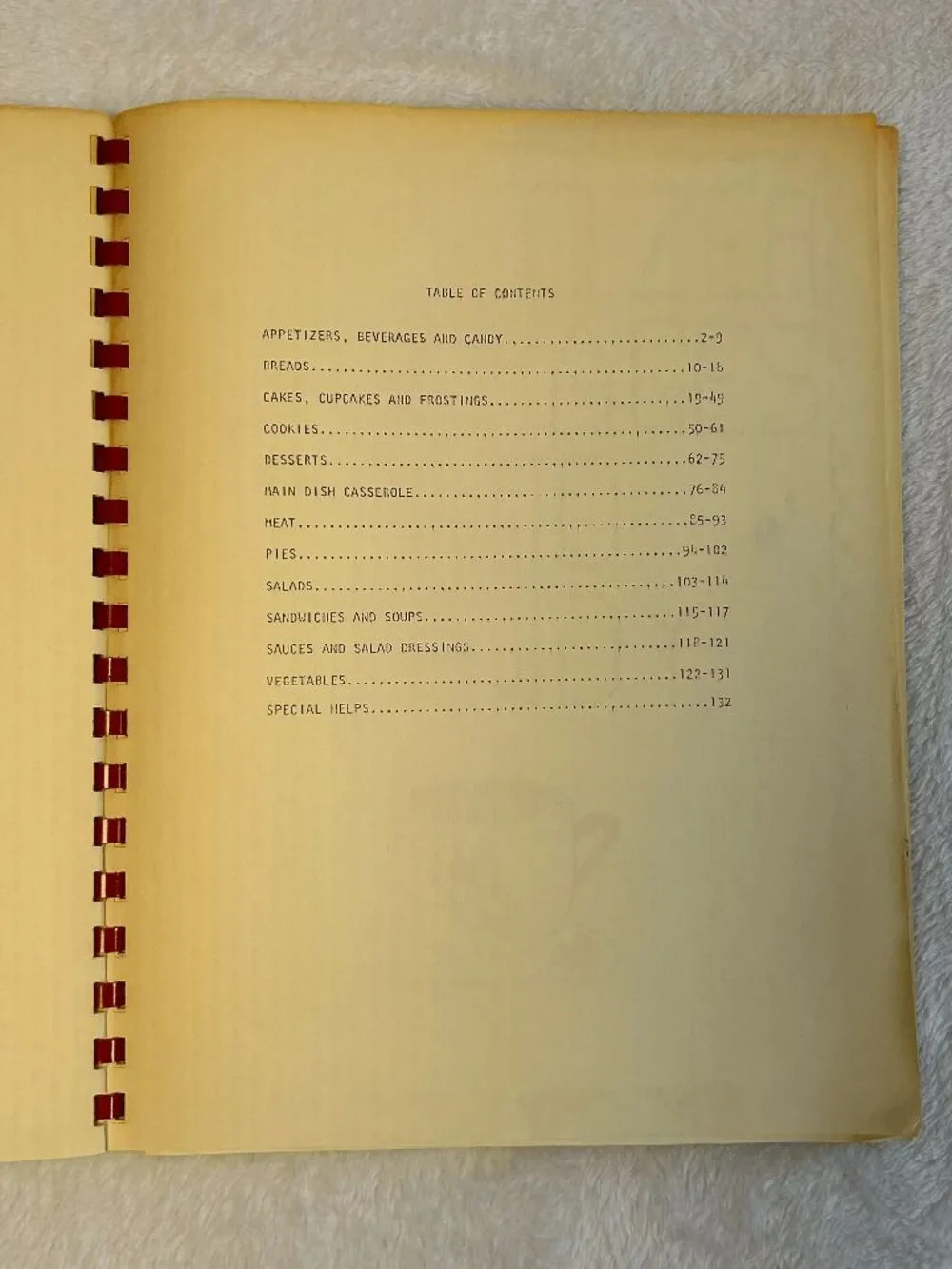 Vgt 1977 ABC Recipe Sampler Mid Missouri Schools Recipe Collection From Teachers
